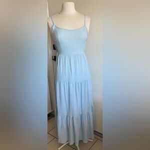 SHEIN Light Blue Maxi Dress